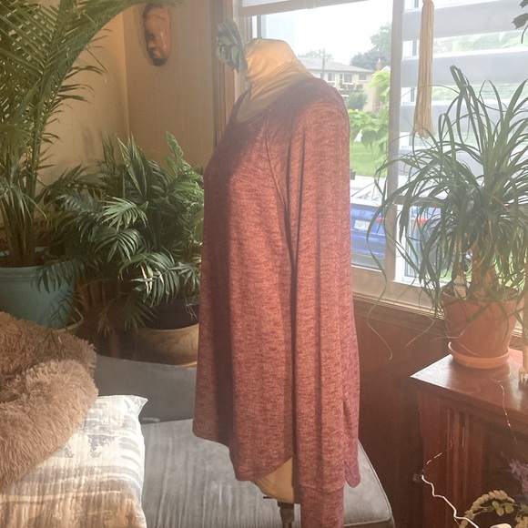 Bench long sleeve knit top in purple BNWT size L - Picture 8 of 10